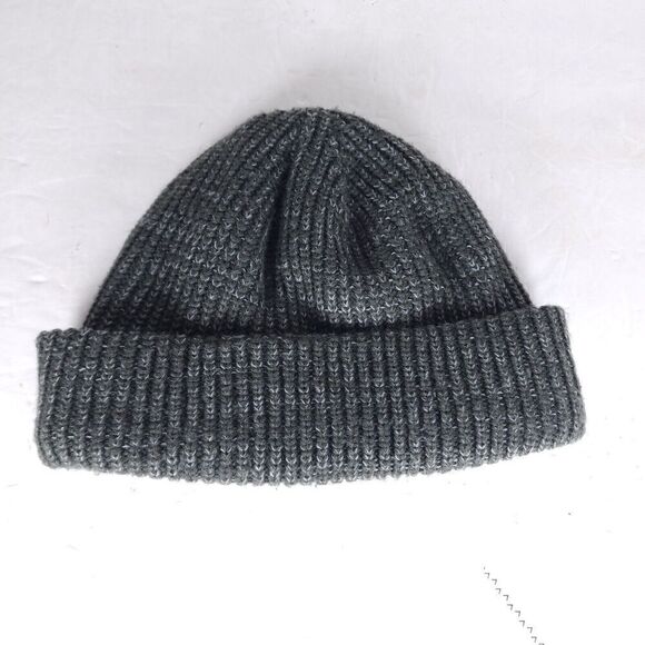 The North Face Unisex OS The Salty Dog Green Arcylic Ribbed Cuffed Beanie Hat - Picture 11 of 11